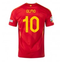 Camiseta España Dani Olmo #10 Primera Equipación Eurocopa 2024 manga corta